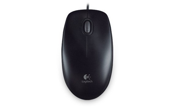 Logitech | Myš | B100 | Káblová | Čierna - Image 3