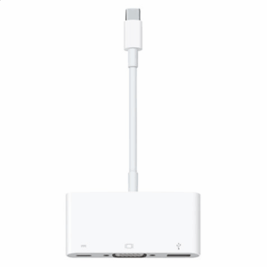 Apple | Viacportový adaptér USB-C VGA | 15-pinový HD D-Sub (HD-15) | 9-pinový USB typu A | 24-pinový