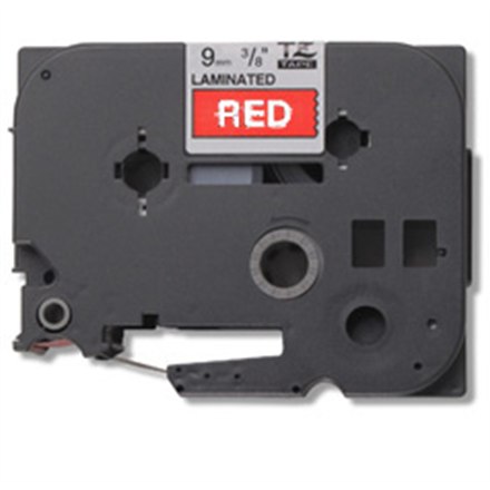 Brother | 435 | Laminovaná páska | Termo | Biela na červenom | Rolka (1,2 cm x 8 m) - Image 2