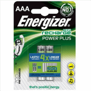 Energizer | AAA/HR03 | 700 mAh | Ni-MH batéria Accu Power Plus | 2 ks.