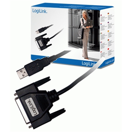 Logilink | Paralelný adaptér | Adaptér USB na DSUB-25 - Image 4