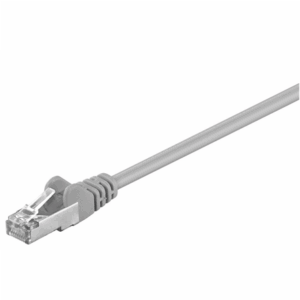 Goobay | CAT 5e | Sieťový kábel | Krútená dvojlinka (FTP) | Samec | RJ-45 | Samec | RJ-45 | Sivý |