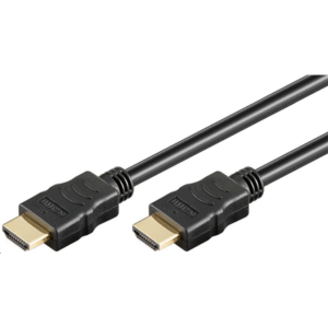 Goobay | Samec | 19-pinový HDMI typ A | Samec | 19-pinový HDMI typ A | 1 m | Čierna