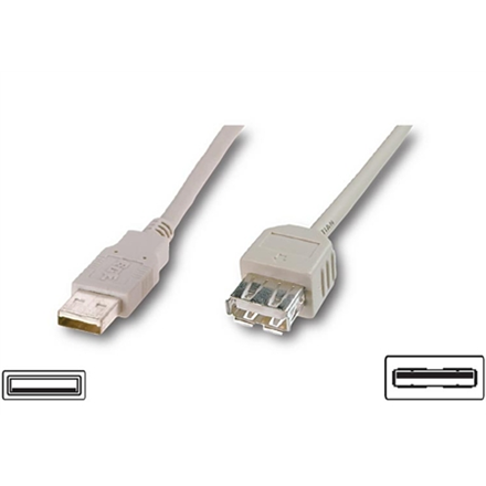 Logilink | Predlžovací kábel USB | Samica | 4-pinový USB Typ-A | Samec | 4-pinový USB Typ-A | 3 m