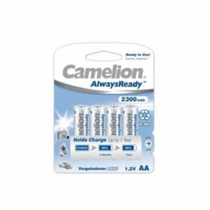Camelion | AA/HR6 | 2300 mAh | Nabíjateľné Ni-MH batérie AlwaysReady | 4 ks.