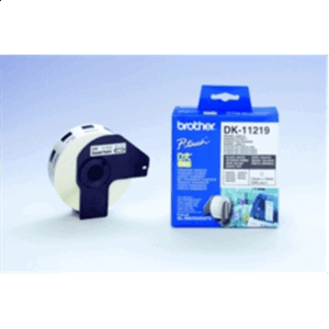 Brother | DK-11221 | Etikety | Termotlač | Čierna na bielom | 23 x 23 mm