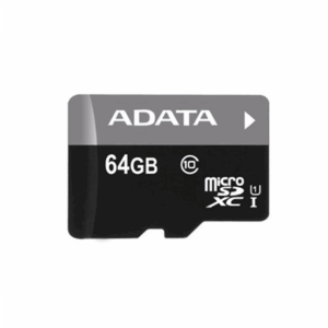 ADATA Premier | Pamäťová karta Flash | 64 GB | Pamäťová karta microSDXC UHS-I | Rýchlostná trieda UH