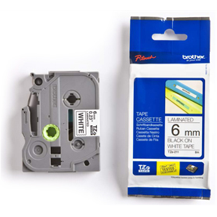 Brother | TZe-211 | Laminovaná páska | Termotlač | Čierna na bielom podklade | Rolka (0,6 cm x 8 m) - Image 3
