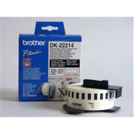Brother | DK-22214 | Termopapier | Termo | Biely | Rolka (1,2 cm x 30,5 m) - Image 4