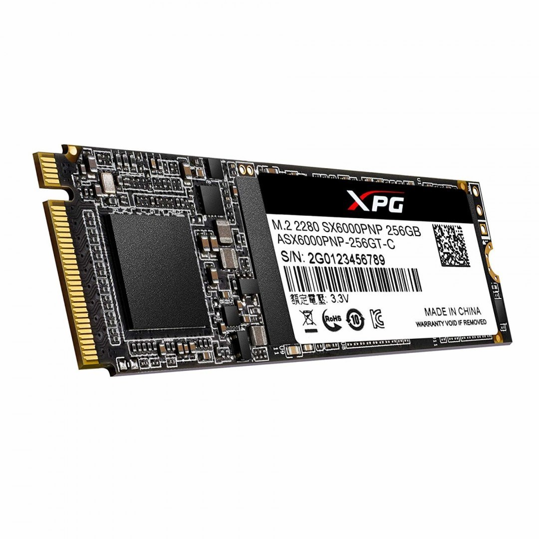 ADATA | XPG SX6000 Pro PCIe Gen3x4 | 256 GB | Rozhranie SSD M.2 NVME | Rýchlosť čítania 2100 MB/s | - Image 2
