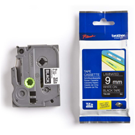 Brother | 325 | Laminovaná páska | Termo | Biela na čiernom podklade | Rolka (0,9 cm x 8 m) - Image 5