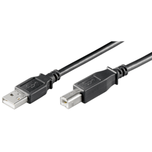 Goobay | USB kábel | Samec | 4-pinový USB typ A | Samec | 4-pinový USB typ B | Čierny | 1,8 m