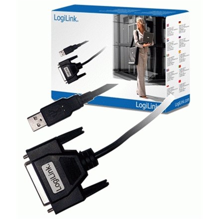 Logilink | Paralelný adaptér | Adaptér USB na DSUB-25 - Image 2