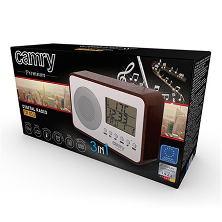 Camry | Digitálne rádio | CR 1153 | 5 W | Biela/Tmavá - Image 2