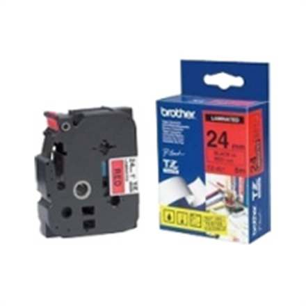 Brother | 451 | Laminovaná páska | Termo | Čierna na červenom | Rolka (2,4 cm x 8 m) - Image 6