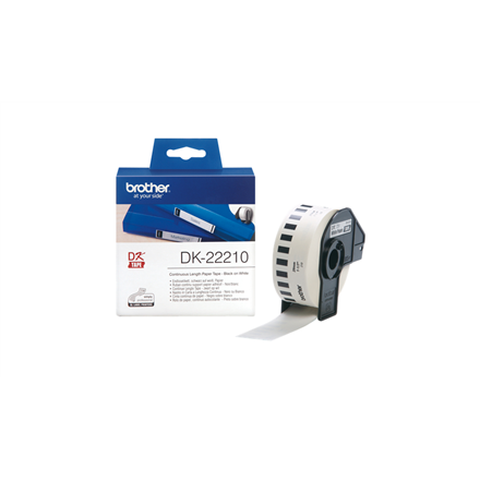 Brother | DK-22210 | Etikety | Termotlač | Čierny na bielom | Rolka (2,9 cm x 30,5 m) - Image 5