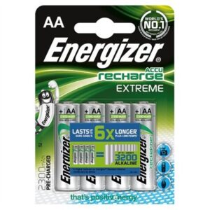 Energizer | AA/HR6 | 2300 mAh | Ni-MH batéria Accu Extreme | 4 ks.
