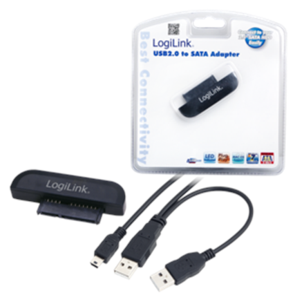 Logilink | Radič úložiska | SATA 3 Gb/s | USB 2.0 | Čierna - Image 4