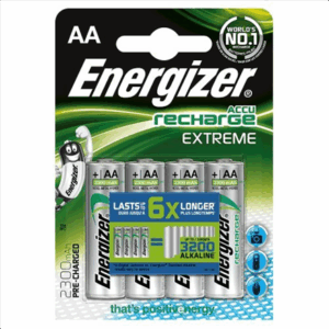 Energizer | AA/HR6 | 2300 mAh | Ni-MH batéria Accu Extreme | 4 ks.