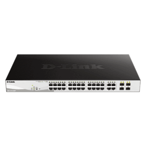 D-Link DGS 1210-28MP – switch – 28 portov – inteligentný – montovateľný do racku