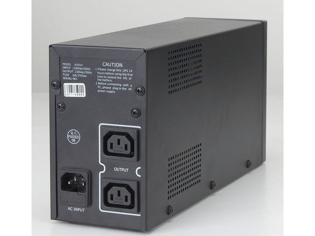 Gembird EnerGenie | UPS UPS-PC-652A s AVR | 650 VA | 220V | 220V - Image 2