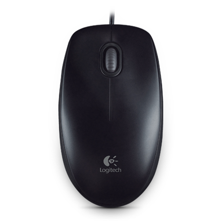Logitech | Myš | B100 | Káblová | Čierna