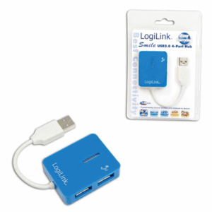 Logilink LogiLink Smile | 4-portový USB 2.0 Hub | Hub – 4 porty | USB 1.1, USB 2.0