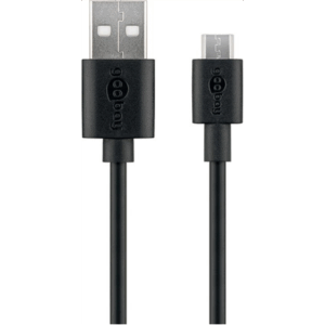 Goobay | Samec | 4-pinový USB Typ-A | Samec | 5-pinový Micro-USB Typ-B | 1 m