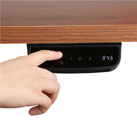 Rám na stojaci stôl LogiLink EO0001, dvojitý motor, čierny | Logilink - Image 4