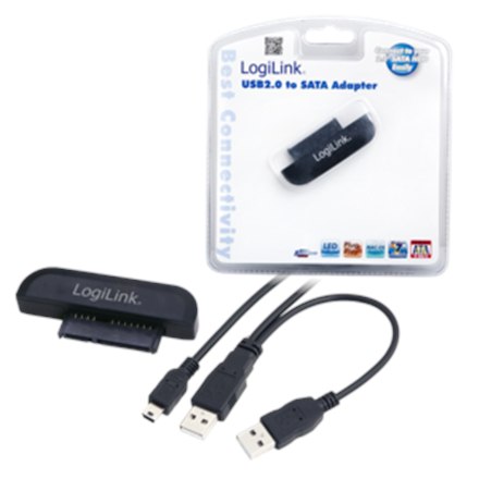 Logilink | Radič úložiska | SATA 3 Gb/s | USB 2.0 | Čierna - Image 2