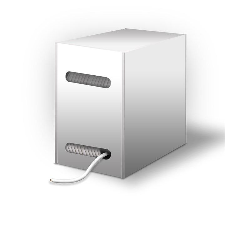 Goobay | CAT 5e | Prepojovací kábel | Netienená krútená dvojlinka (UTP) | Sivý | 305 m - Image 3