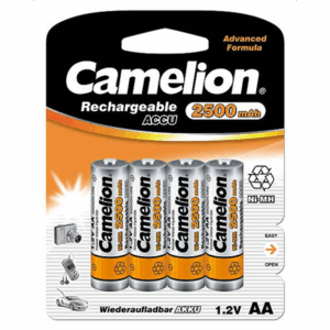 Camelion | AA/HR6 | 2500 mAh | Ni-MH batérie | 4 ks.