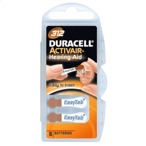 Duracell | A312/DA312/ZL312 | Zinkové vzduchové články | 6 ks.