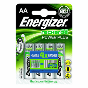 Energizer | AA/HR6 | 2000 mAh | Ni-MH batéria Accu Power Plus | 4 ks.