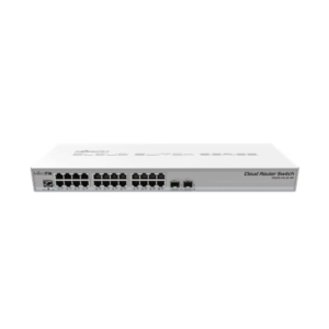 MikroTik Cloud Router Switch CRS326-24G-2S+RM – switch – 24 portov – spravovaný – na montáž do