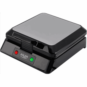 Adler | Vaflovač | AD 3036 | 1500 W | Množstvo cesta 4 | Belgicko | Čierna