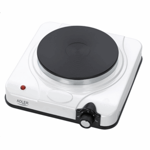 Adler | Voľne stojaci stolový sporák | AD 6503 | Počet horákov/varných zón 1 | Biela | Elektrický