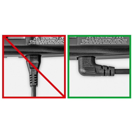 Goobay | NK 104 S | Napájací kábel | Europoll (napájanie CEE 7/16) | Napájanie IEC 60320 C7 | 0,75 - Image 2