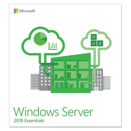 Microsoft | Windows Server Essentials 2019 OEM - 64-bit | G3S-01299 | EN | 1 server (1-2 CPU) | DVD-