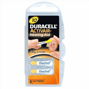 Duracell | A10/DA10/ZL10 | Zinkové vzduchové články | 6 ks.