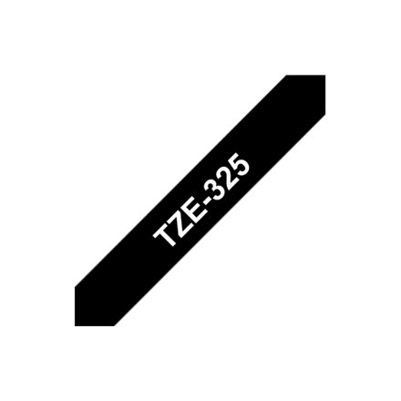 Brother | 325 | Laminovaná páska | Termo | Biela na čiernom podklade | Rolka (0,9 cm x 8 m) - Image 4