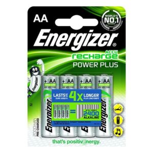 Energizer | AA/HR6 | 2000 mAh | Ni-MH batéria Accu Power Plus | 4 ks.