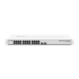 MikroTik Cloud Smart Switch CSS326-24G-2S+RM – switch – 26 portov – inteligentný – montovateľný do r