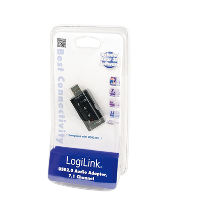 Logilink | Zvuková karta | USB zvuková karta s virtuálnymi 7.1 zvukovými efektmi - Image 3