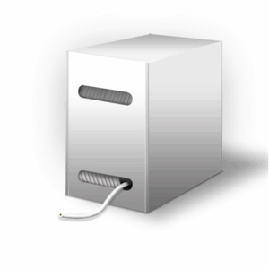 Goobay | CAT 5e | Prepojovací kábel | U/UTP, netienený | Sivý | 305 m