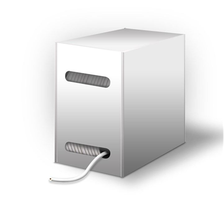 Goobay | CAT 5e | Prepojovací kábel | U/UTP, netienený | Sivý | 305 m