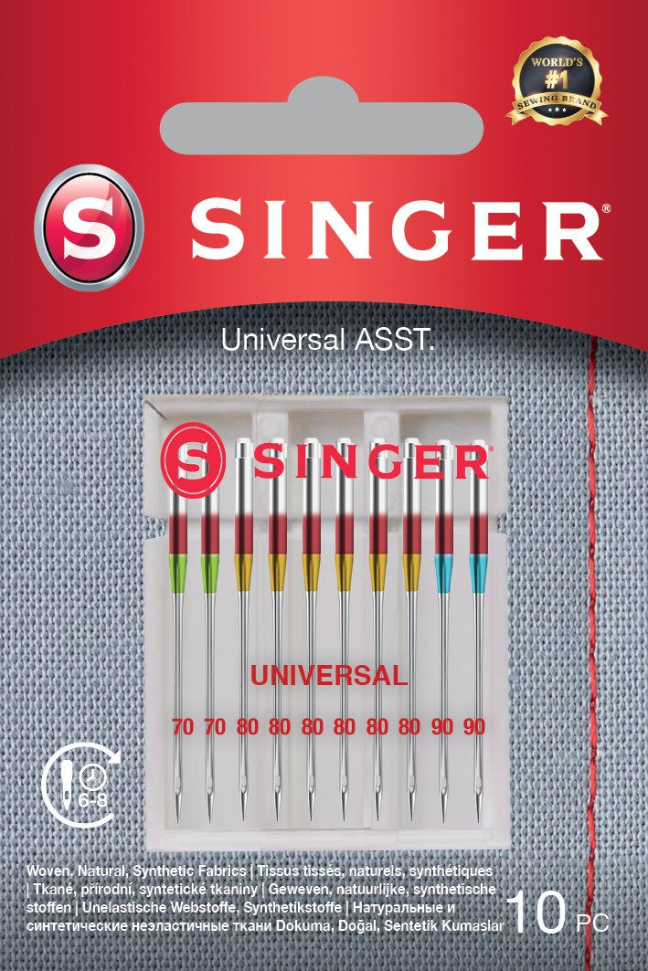 Univerzálne ihly na látku Singer ASST 10PK - Image 2