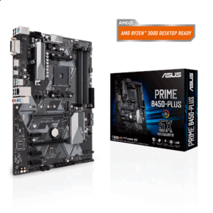 Asus | PRIME B450-PLUS | Pätica procesora Socket AM4 | Typ čipsetu AMD B450 | Podporovaná technológi