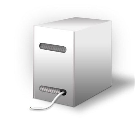 Goobay | CAT 5e | Prepojovací kábel | U/UTP, netienený | Sivý | 305 m - Image 3