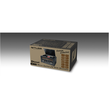 Muse | Audio systém Audio systémy, rádiá, karaoke | MT-115 W | CD, USB-host, vinyl, Bluetooth - Image 8